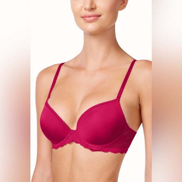 CALVIN KLEIN Fuchsia Pink Lace Bra - Picture 1 of 6